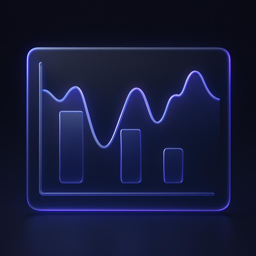 Chart displaying different types of drawdown with peak-to-trough decline visualization over time