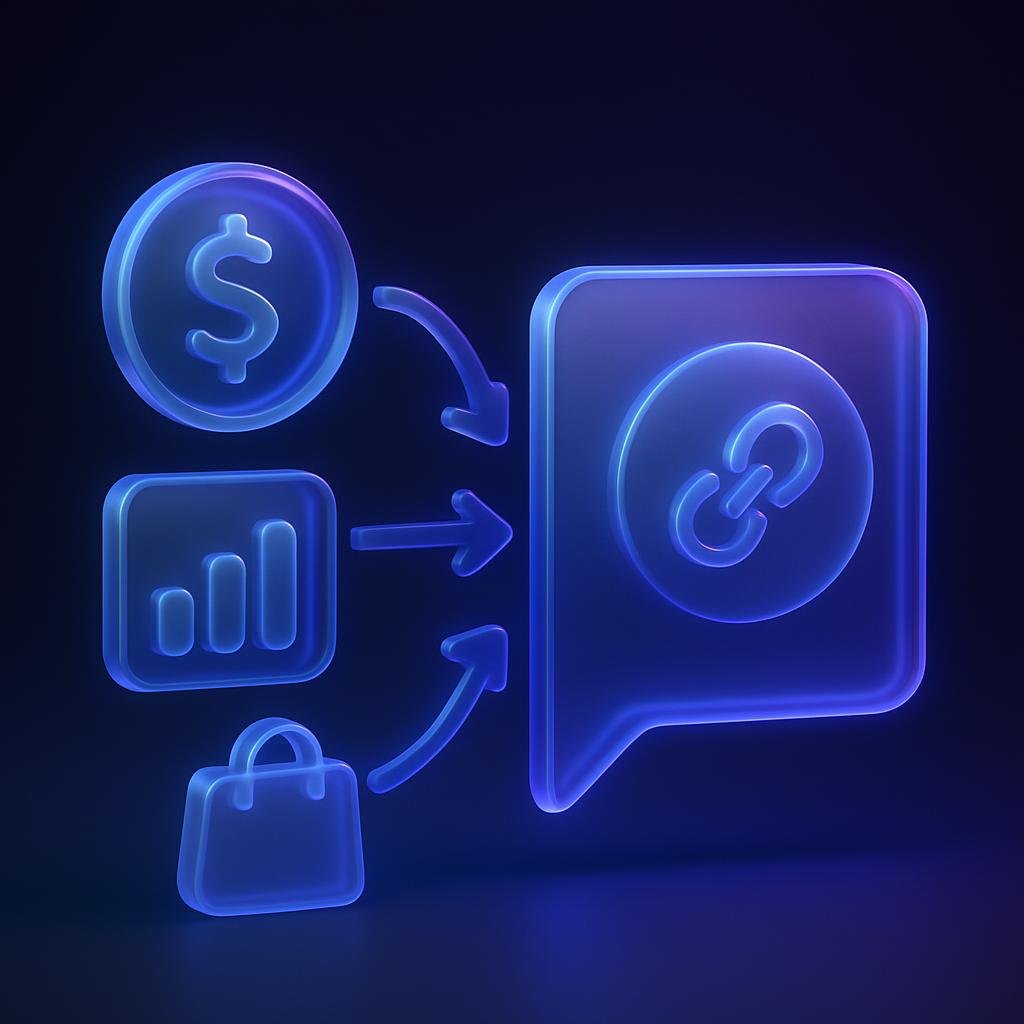 Illustration of diverse income streams merging into affiliate marketing.