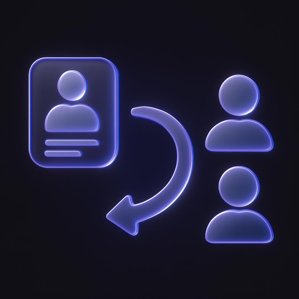 Show steps of referral process visually