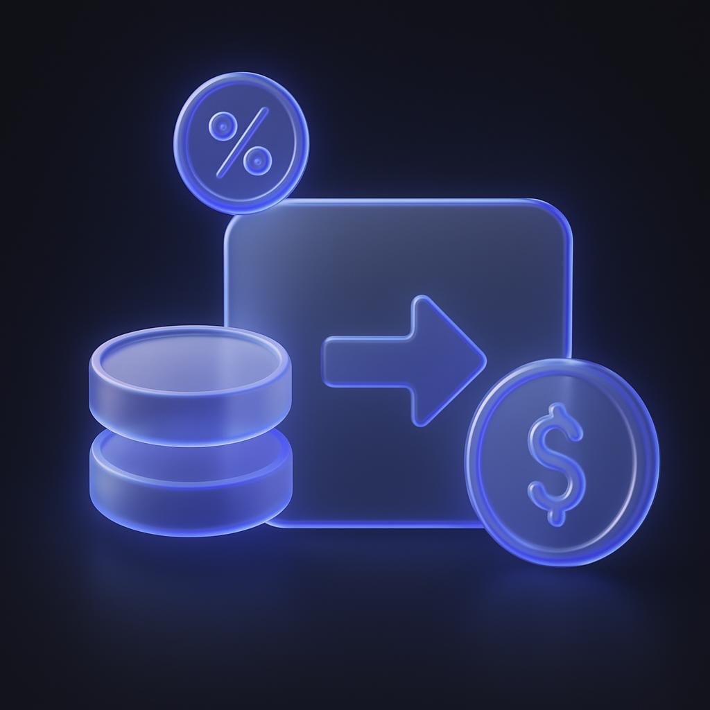 Visual showing how maker fees are applied when adding liquidity.