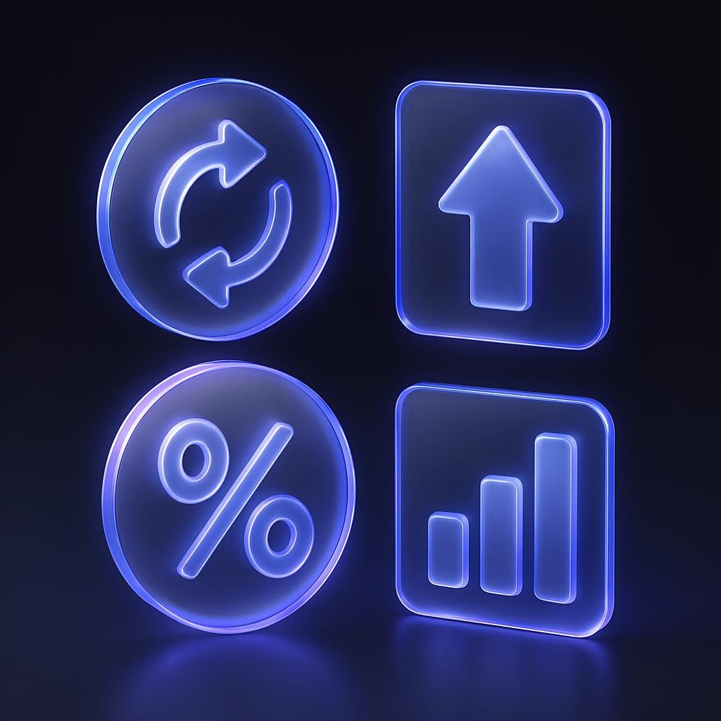 Visual representation of spot and futures trading fee categories and percentages.