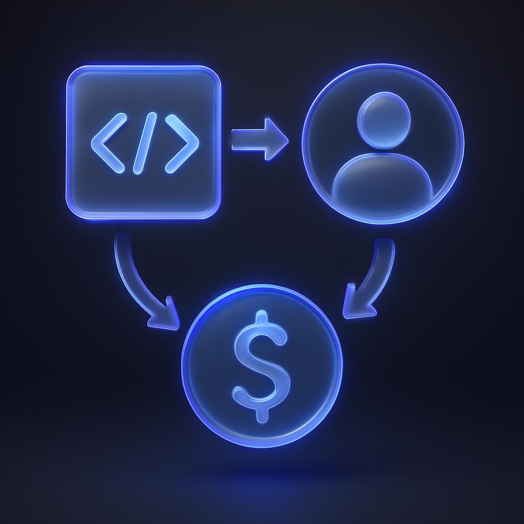 Bitunix Referral Program Explained: How It Works Diagram of how the referral program works showing the flow from sharing code to earning commissions.