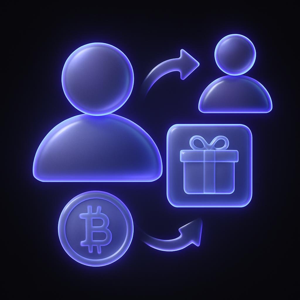 Diagram of how Bitunix referral program works