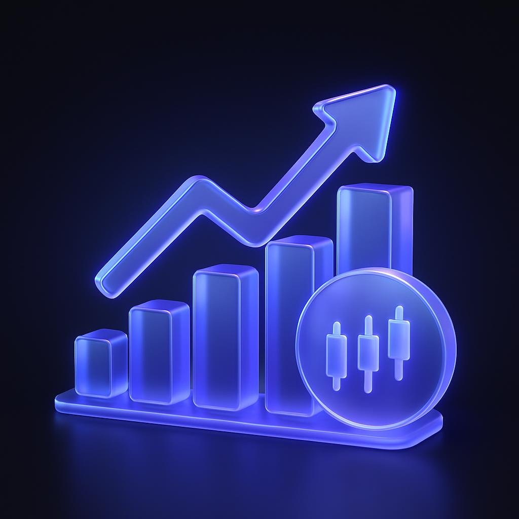 Visual representation of Bitunix's trading metrics, such as a bar graph.