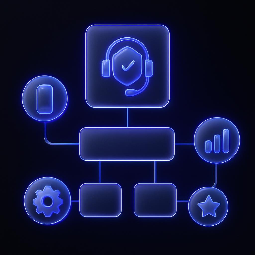 Flowchart of Bitunix's comprehensive support and features.