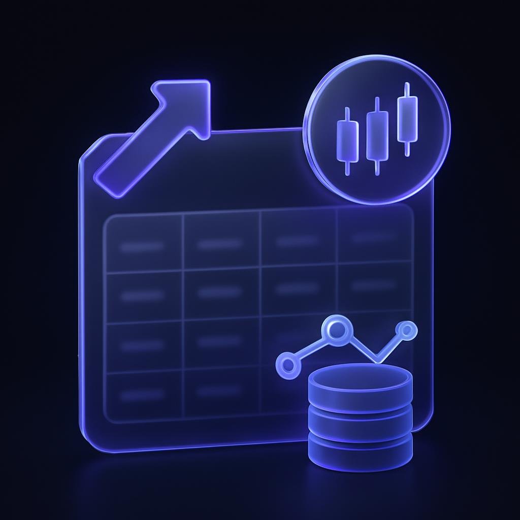 Break up text with a visual of the trading metrics table for clarity.