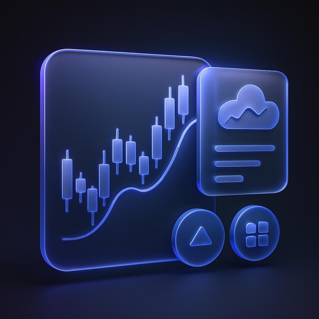 Diagram showing ultra K-line charting and TradingView Pro features.