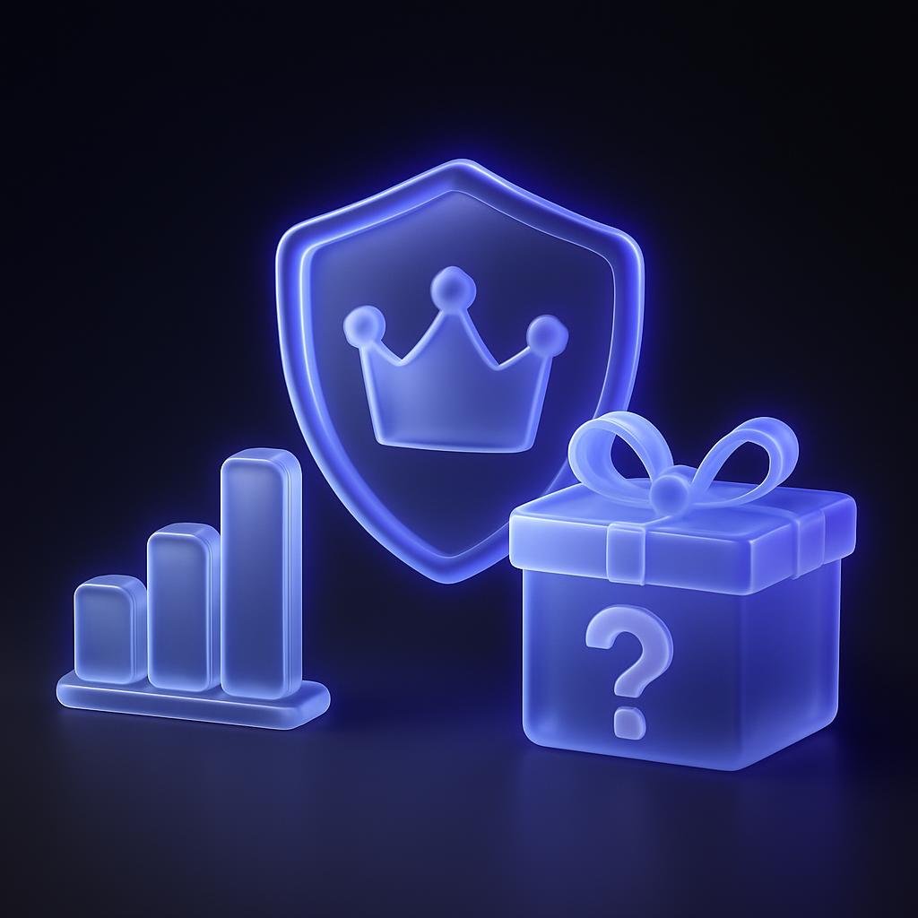 Bitunix: Best Emerging Exchange 2025 FinanceFeeds Winner Visual representation of VIP benefits, such as tiered fee discounts and blind box gifts.