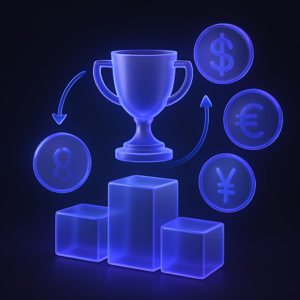 Diagram illustrating competition structure and prize distribution.