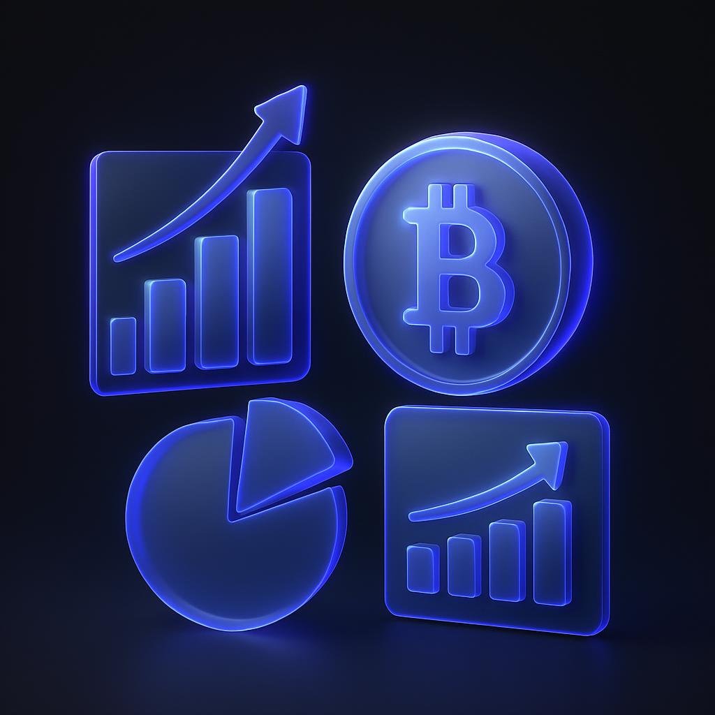 Visual representation of the crypto derivatives market statistics.