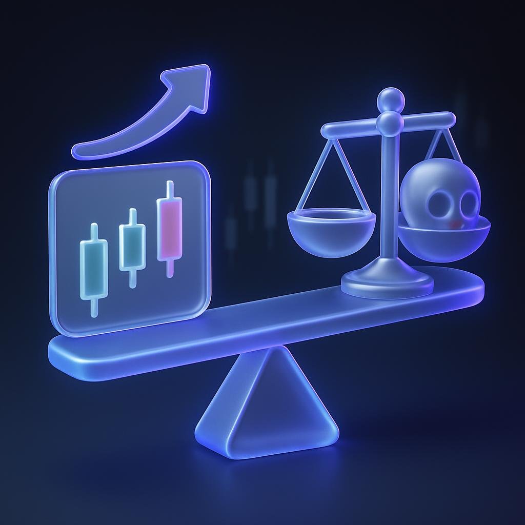 Illustrate the concept of leverage trading and its risks.