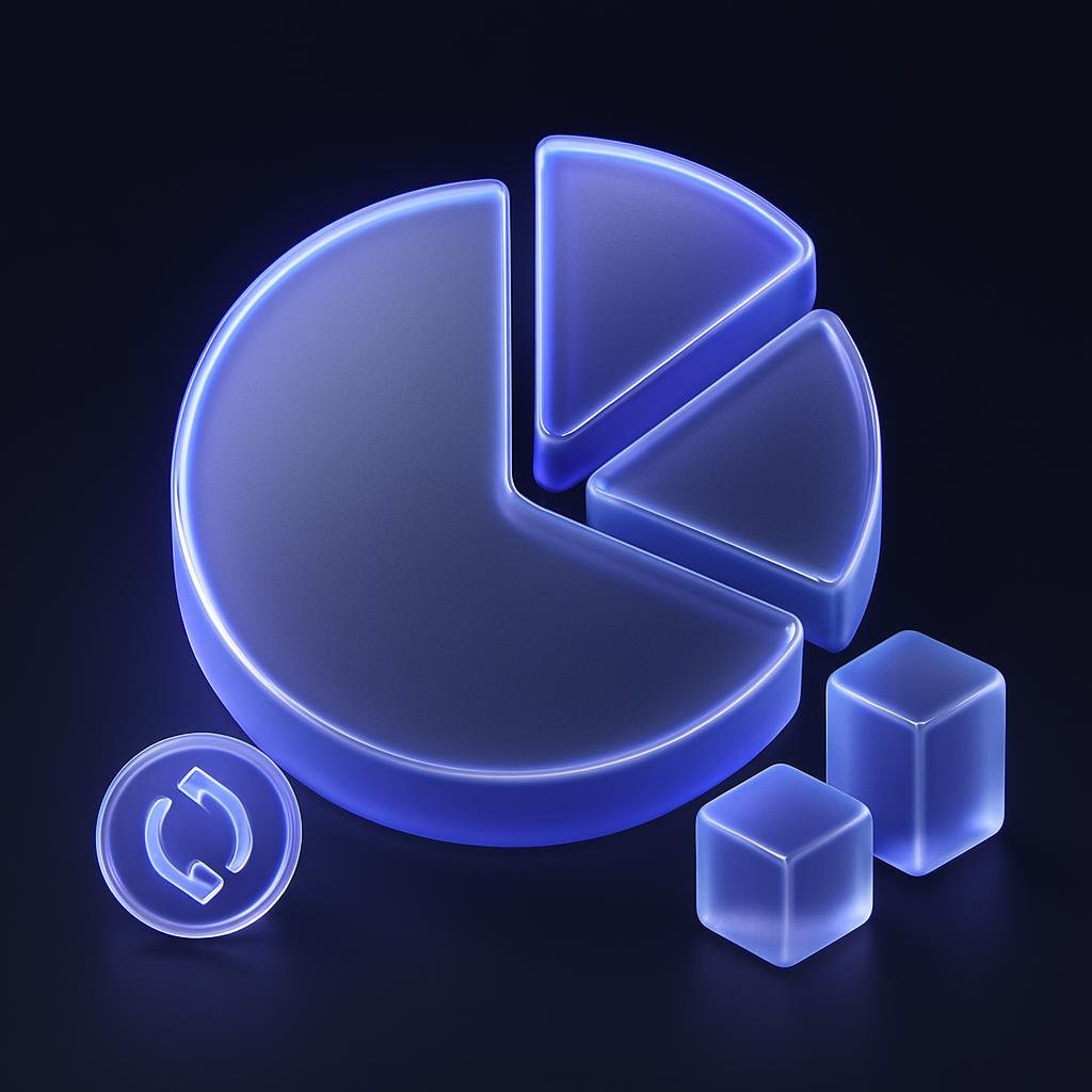 Visual representation of market share distribution among top exchanges in 2025.