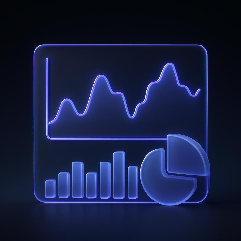Chart showing market volatility and trading volume in 2025.