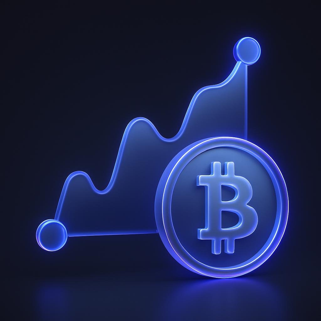 Bitcoin as High-Beta Asset: Why BTC Amplifies Market Moves Visual representation of Bitcoin's price movement during liquidity cycles, highlighting the surge from $40,000 to $126,000.
