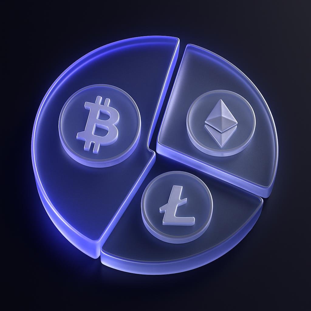 Bitunix Coinglass Ranking: #10 Top Derivatives Exchange Provide a pie chart showing the breakdown of open interest by cryptocurrency.