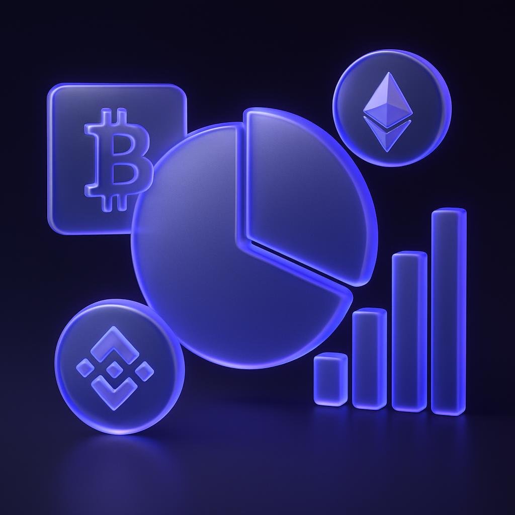 Visualize the open interest breakdown across various cryptocurrencies.