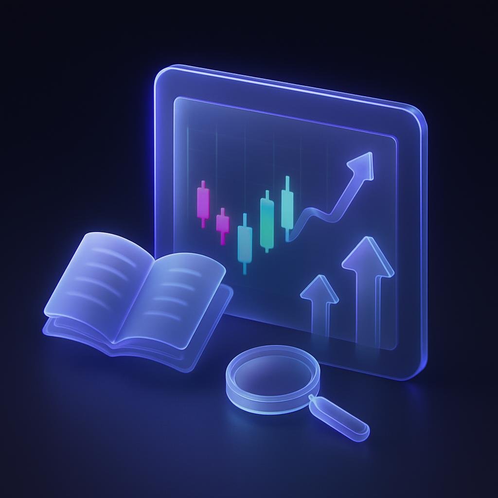 Illustrate the concept of a futures trading platform with educational resources.