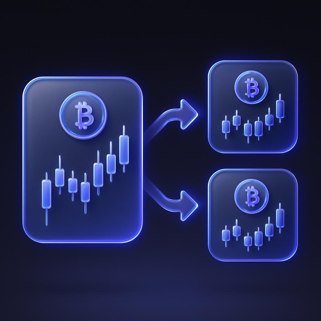 Illustrate the concept of crypto copy trading with a simple diagram showing how trades are mirrored.