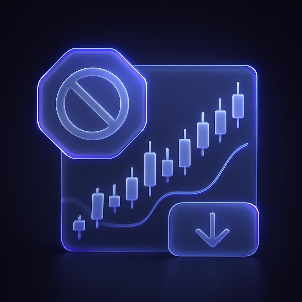 Visual representation of stop-loss order placement in trading.