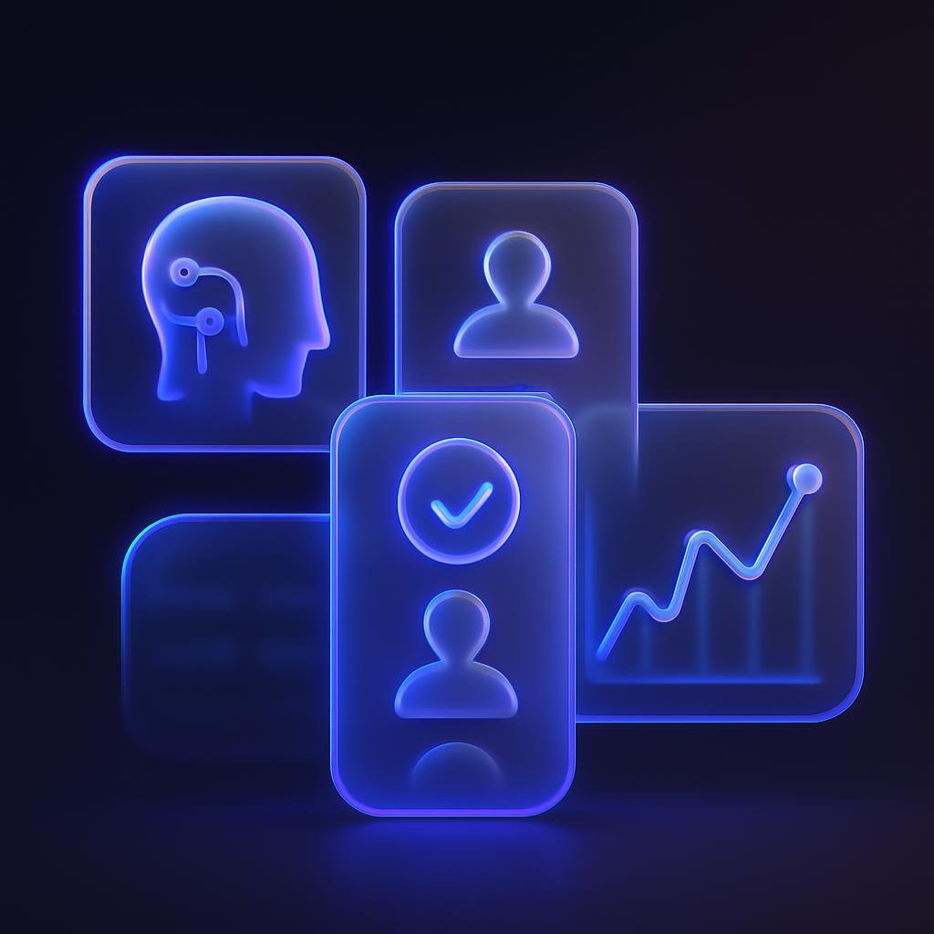 Illustrate the concept of AI-powered trader selection in copy trading.