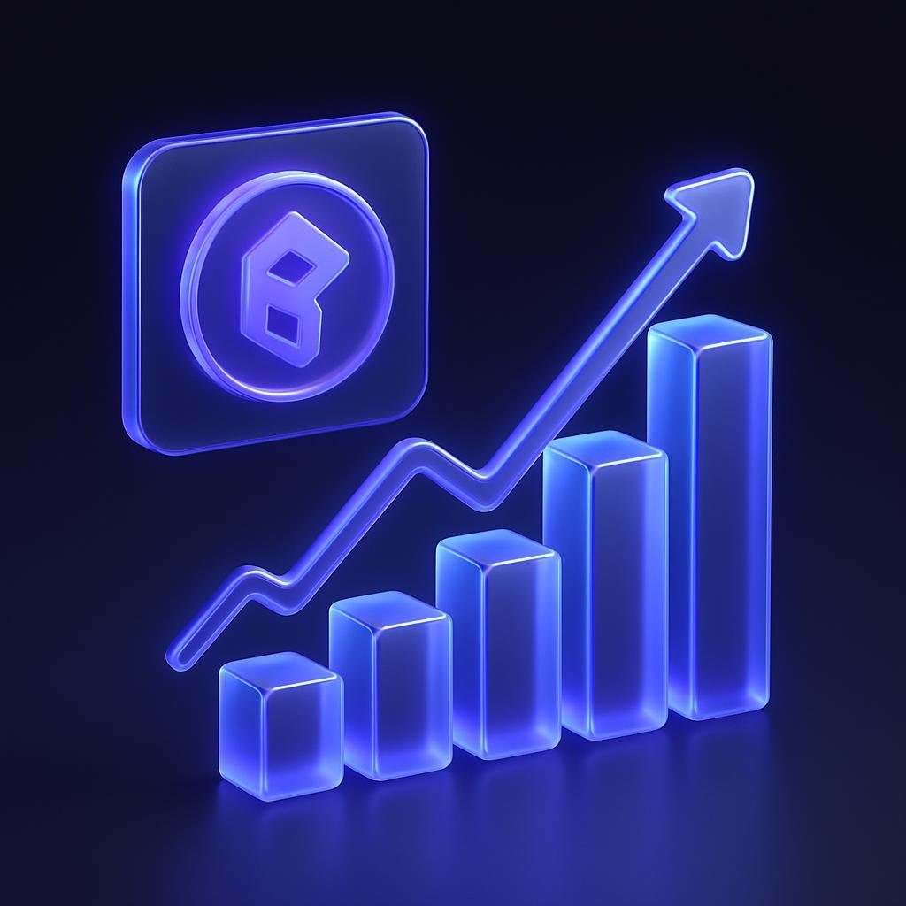 Graph showing Bitunix's growth in the crypto derivatives market.