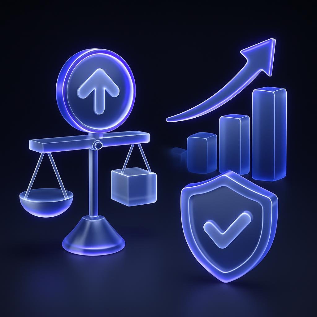 Illustration of Bitunix's high leverage and security features