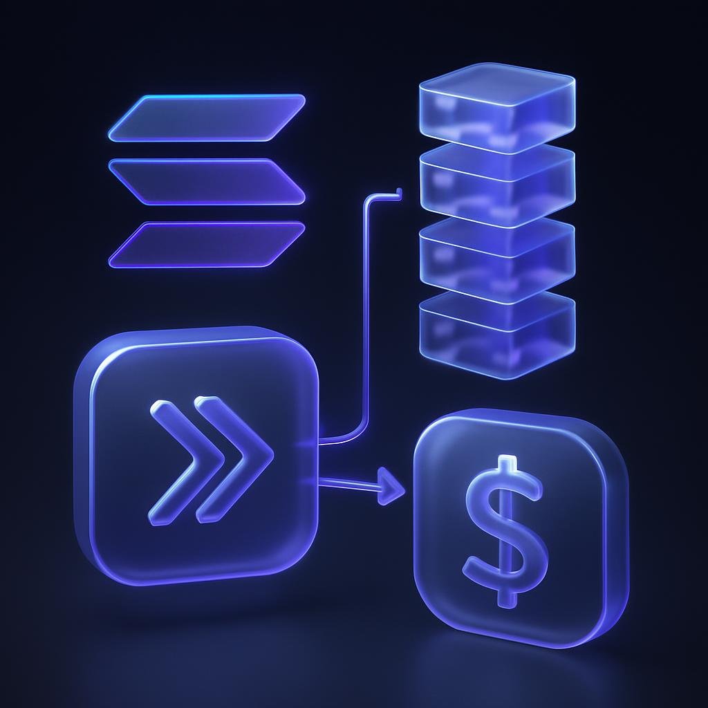 Solana Price: Exploring its Potential and Trading on Bitunix Diagram of Solana's blockchain architecture to illustrate its transaction speeds and low costs.