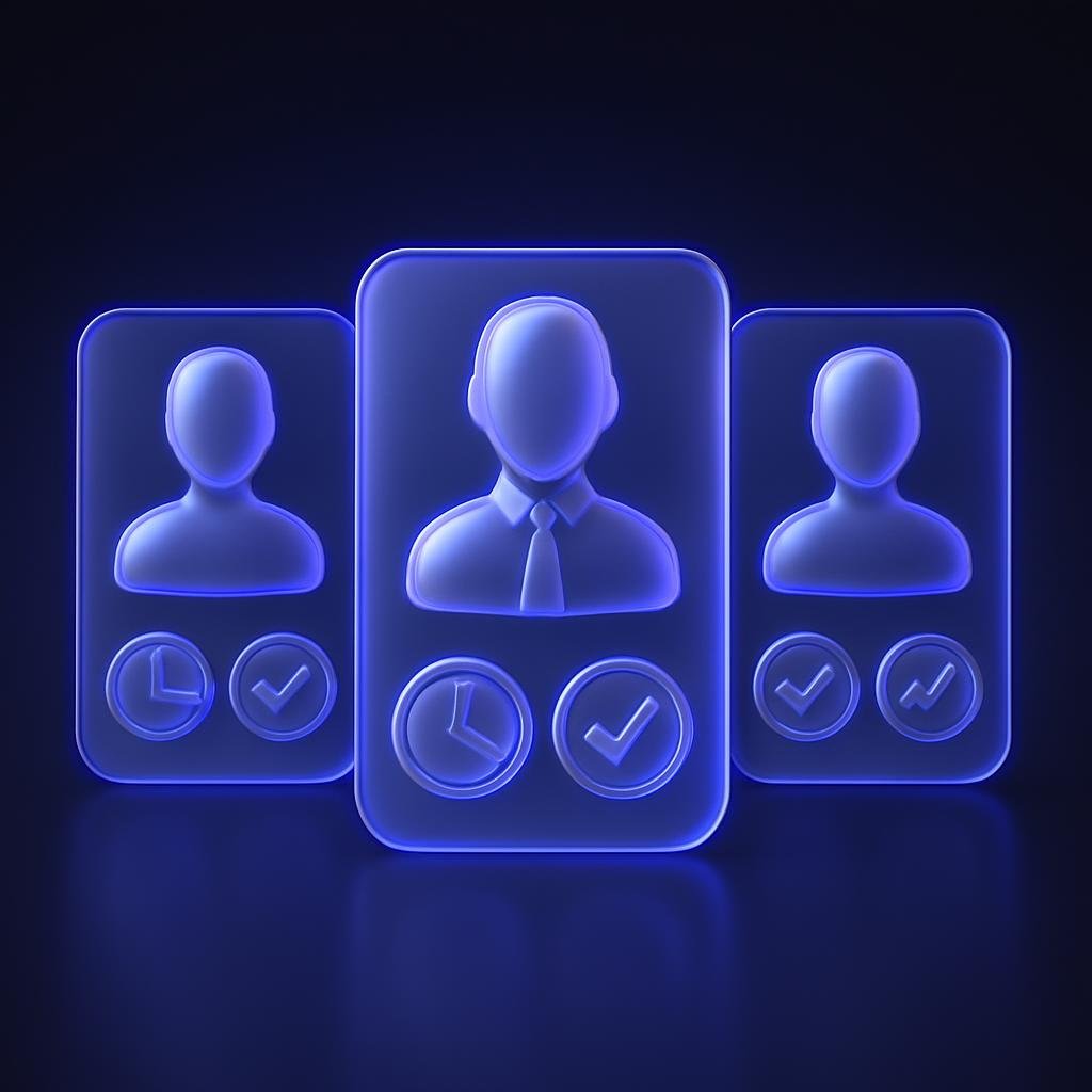 Visual comparison of trader profiles highlighting key selection criteria.