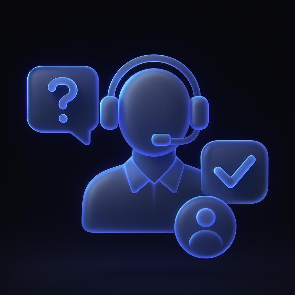 Infographic showing key aspects of effective customer support.