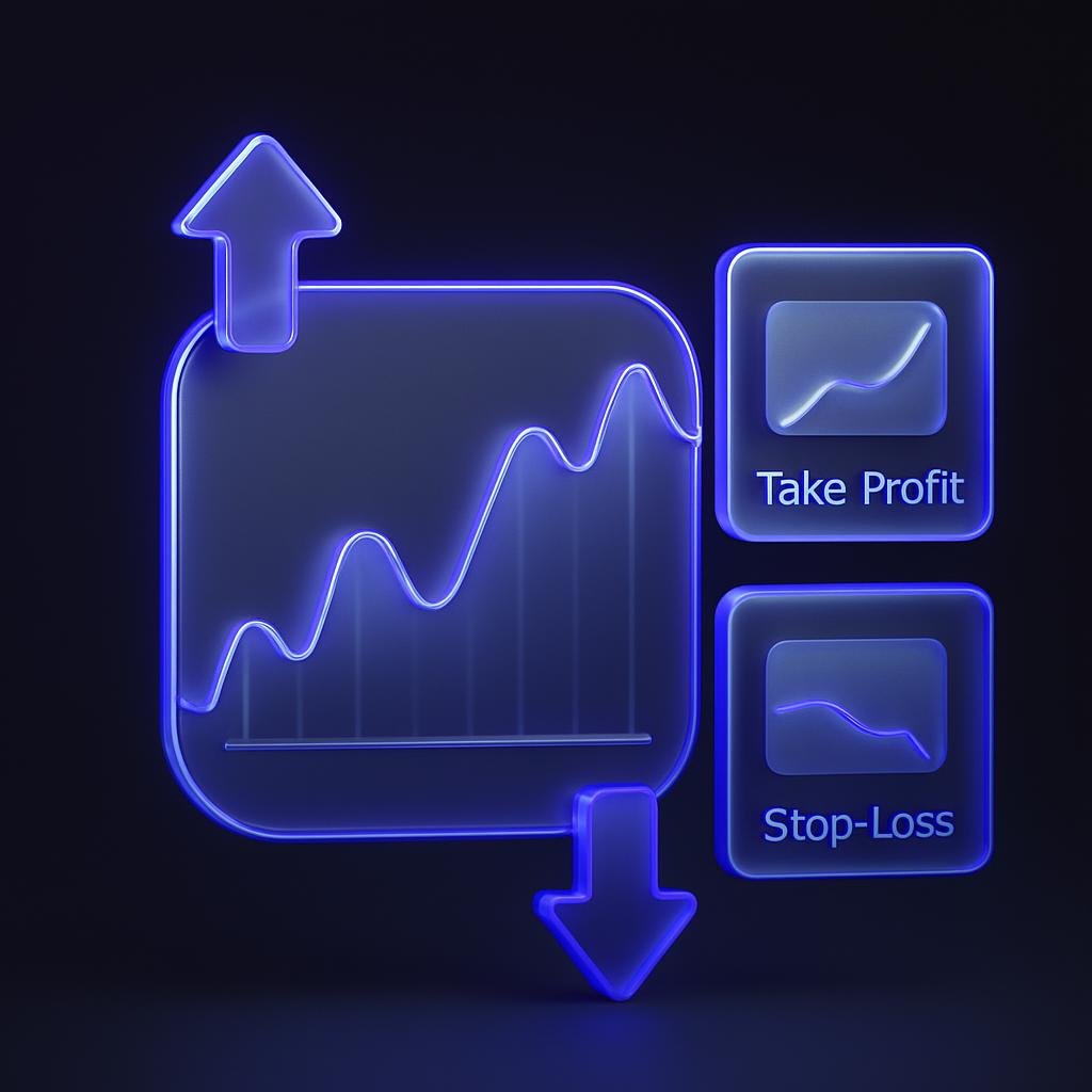 BTC Futures: A Comprehensive Guide to Risk Management Infographic on stop loss and take profit orders in volatile markets.