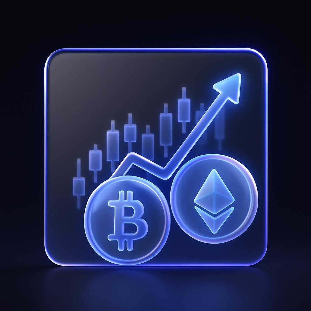 Illustrate the concept of futures trading with Bitcoin and Ethereum.