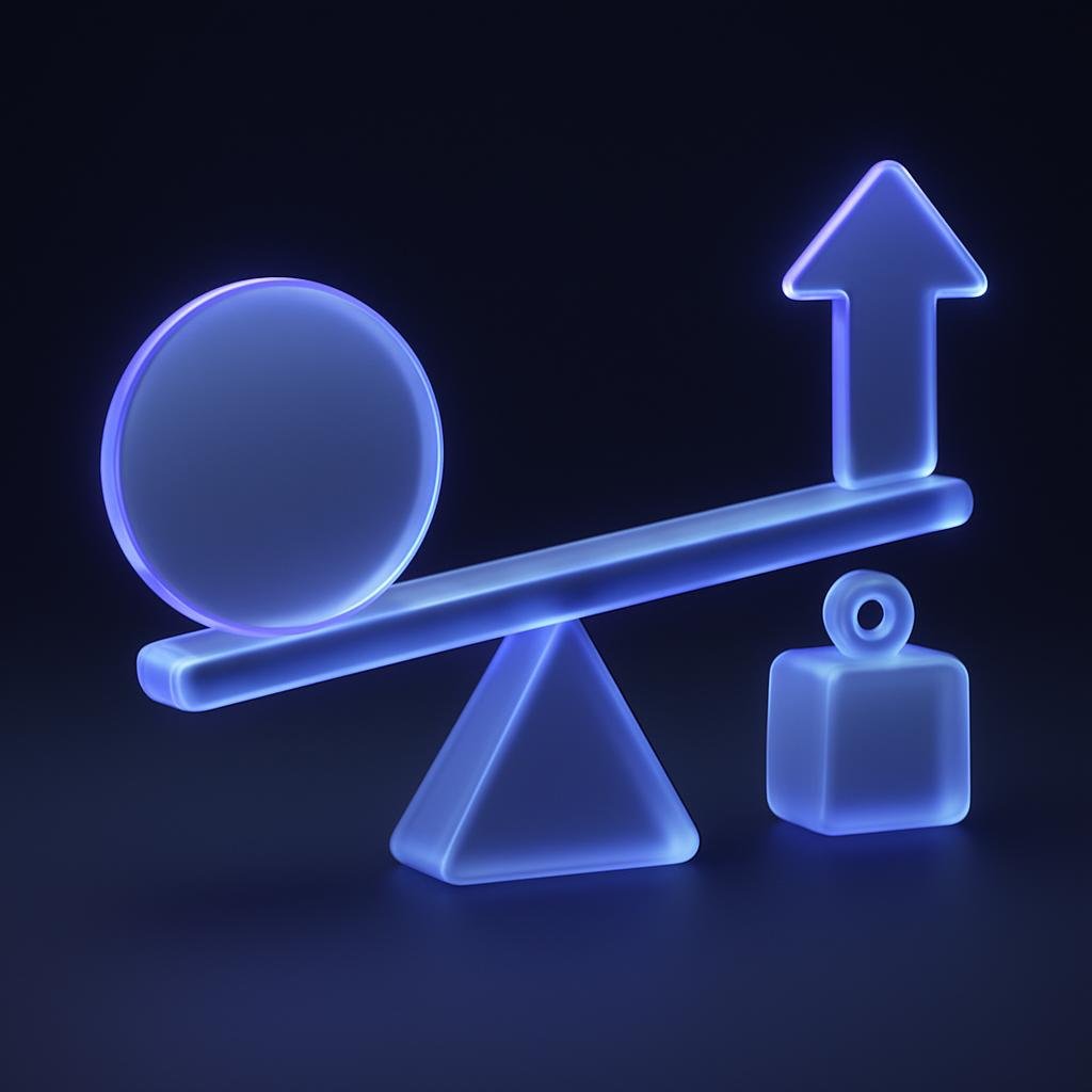 Visual representation of 200x leverage concept