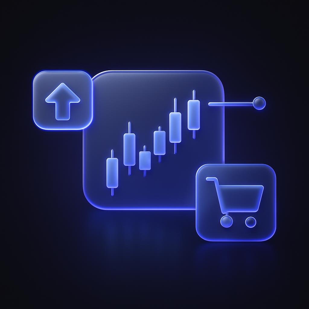 Diagram showing how to place limit and market orders.