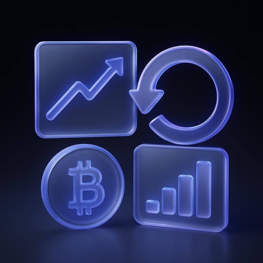 Visual representation of how perpetual futures work without expiration.