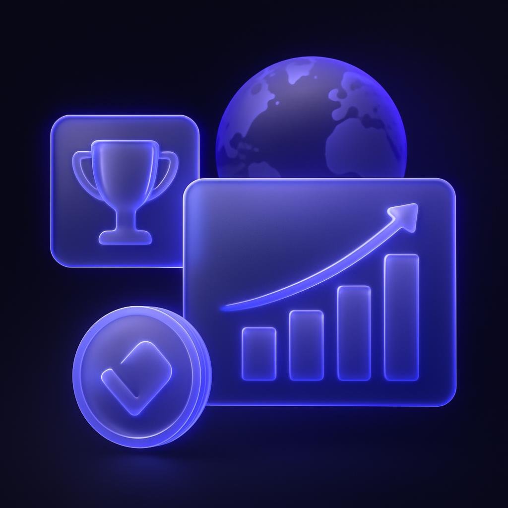 Visual representation of Bitunix's global ranking and trading volume statistics to enhance understanding of its market position.
