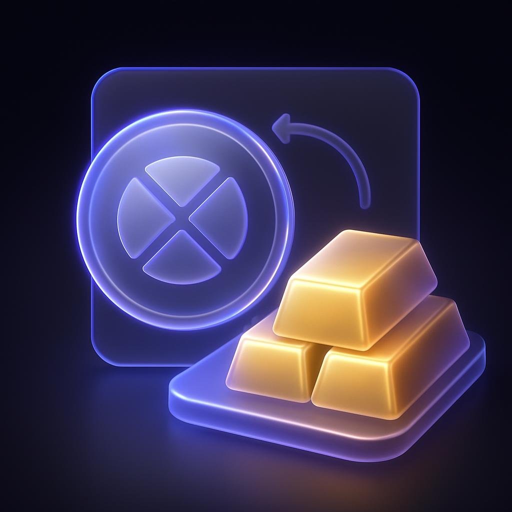 Illustrate XAUT as a digital token backed by physical gold