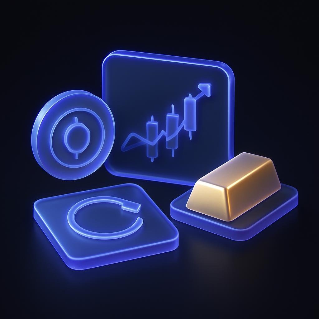 Illustrate the concept of XAUT perpetual futures and tokenized gold.