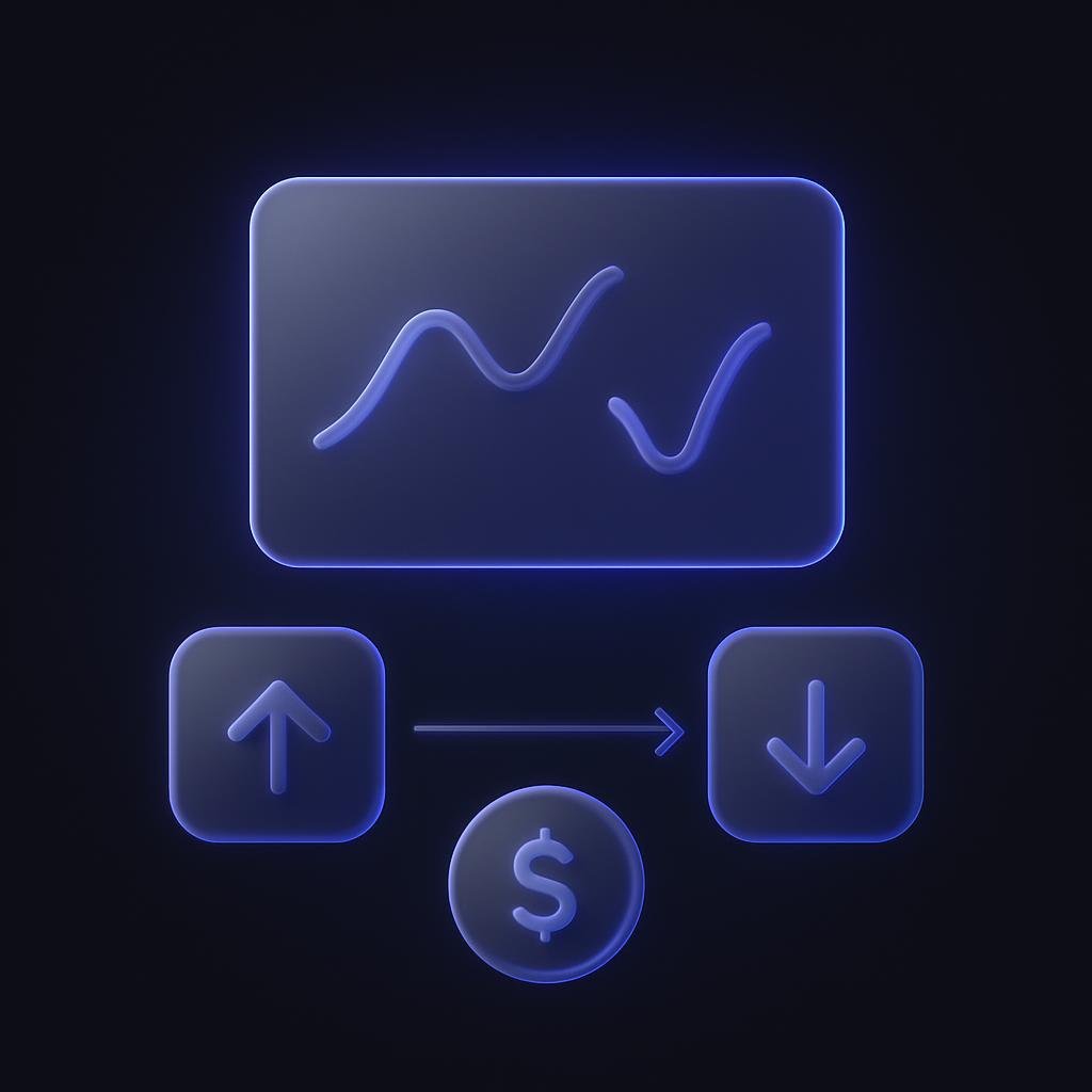 Diagram showing how perpetual futures work, including funding rates.