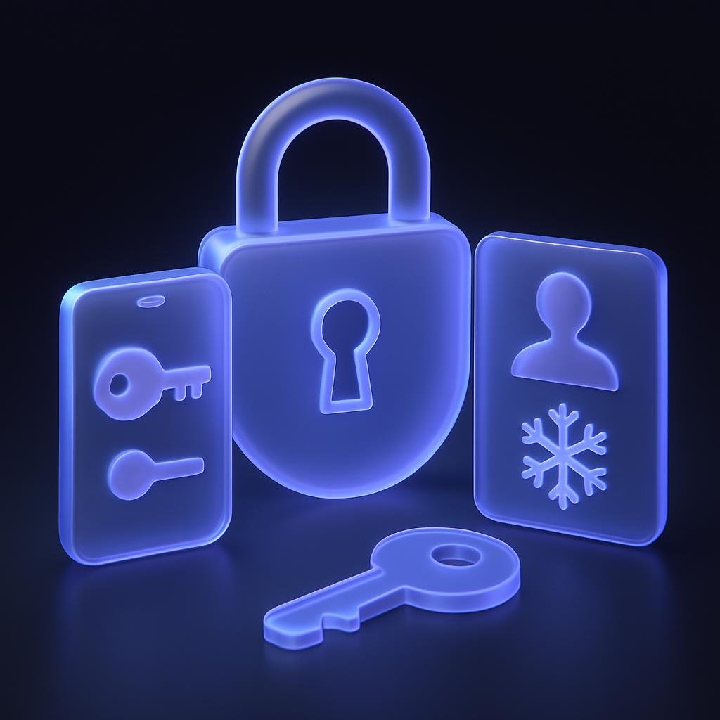 Security measures including 2FA, KYC, and cold storage