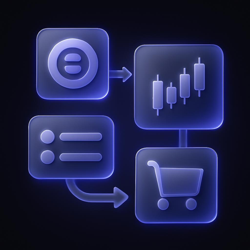 Diagram showing spot trading process on Bitunix.