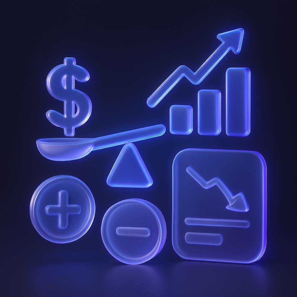 Visual representation of high leverage and PNL calculation.