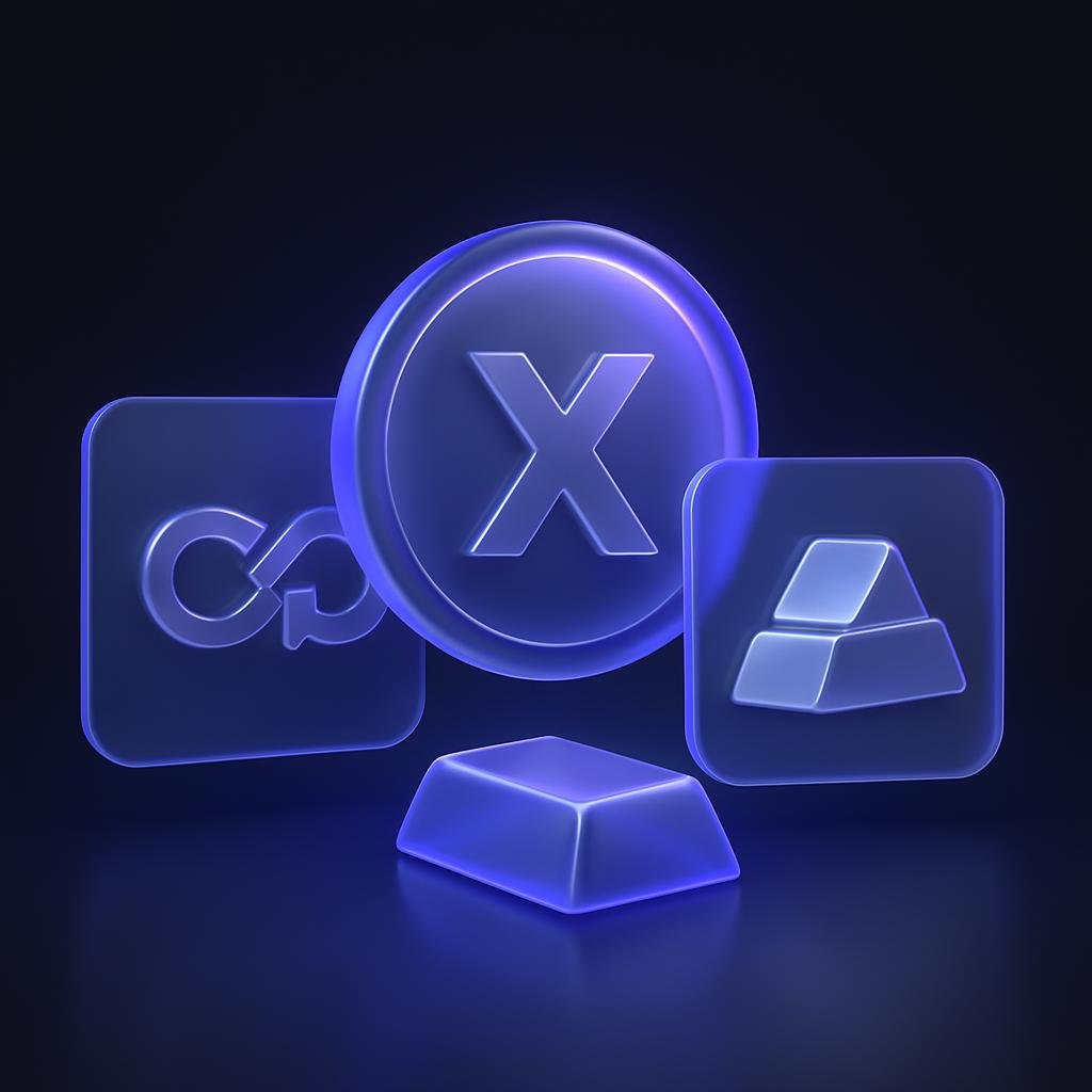 Illustrate the concept of XAUT perpetual futures and tokenized gold derivatives.