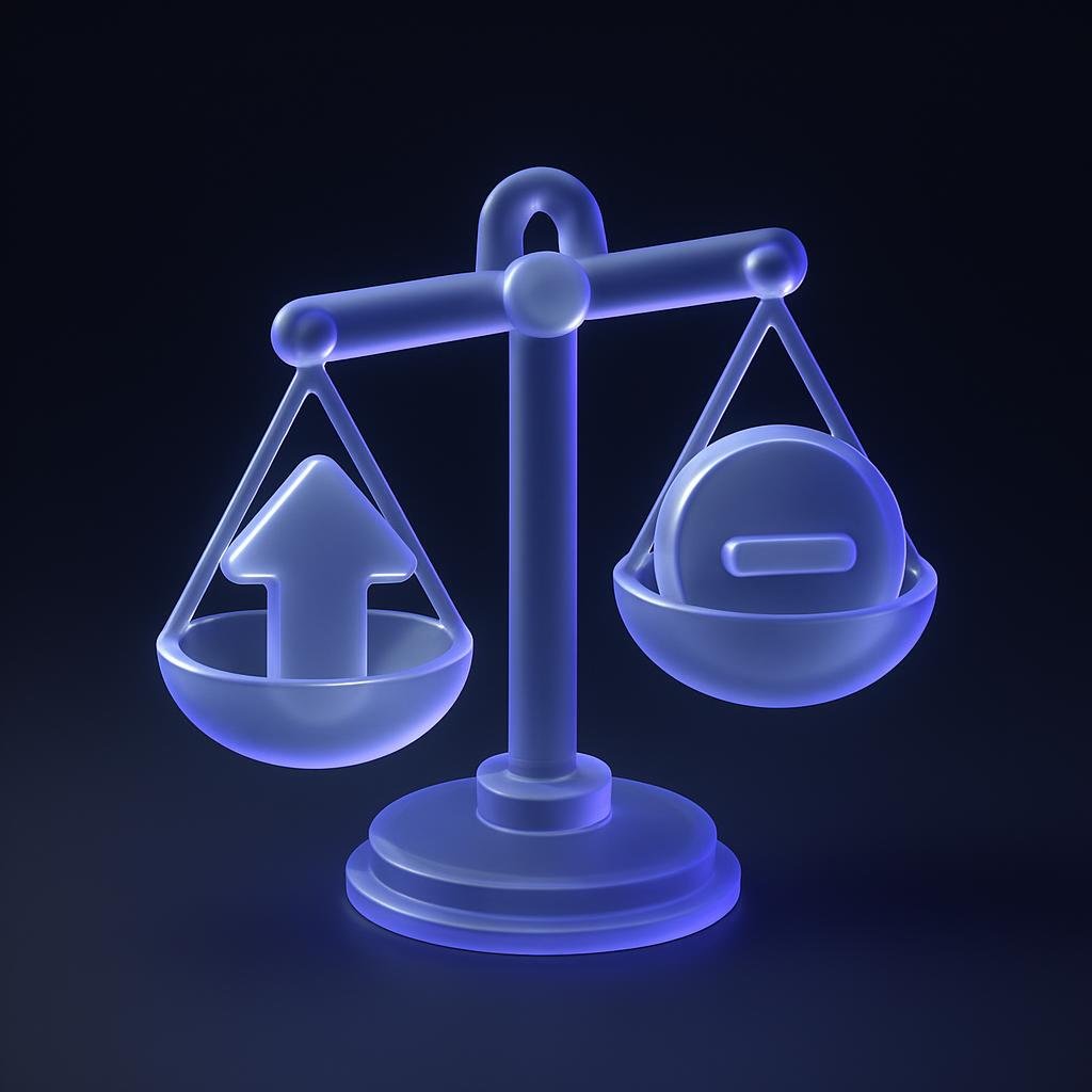 Diagram showing leverage trading impact on returns and losses.