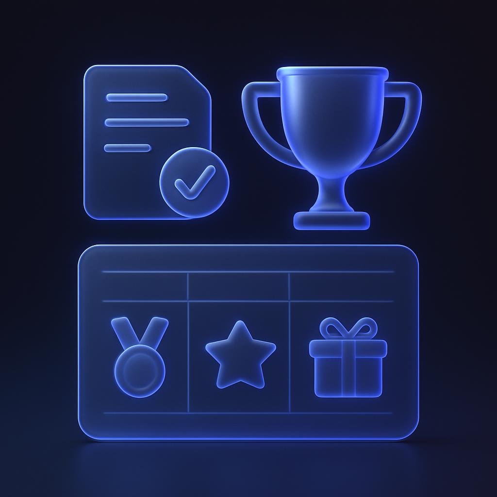 Table illustrating contest rules and prize distribution for quick reference.