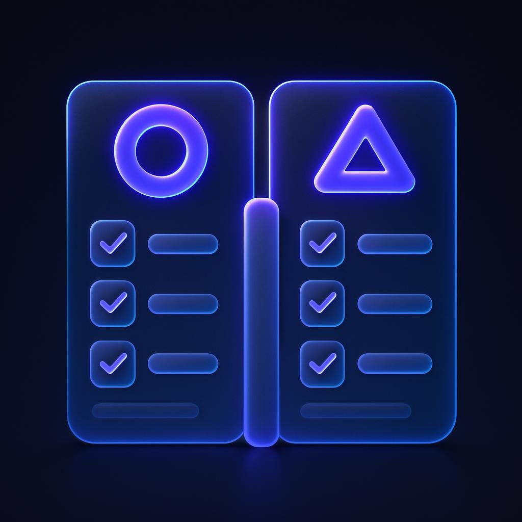Visual comparison chart of Bitunix and Bitget features.