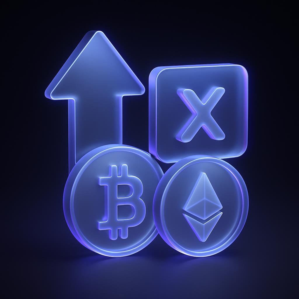 Illustrate high leverage options, such as 200x leverage on BTC/USDT and ETH/USDT.