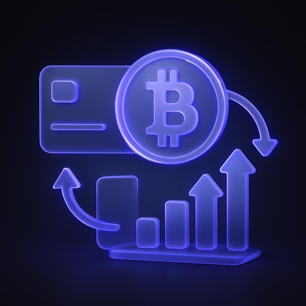Visual representation of Crypto DCA process.