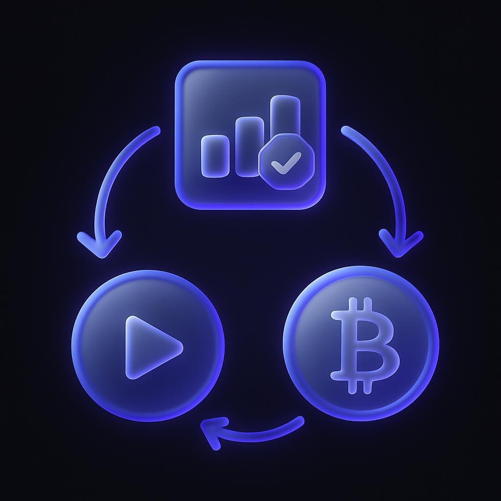 Illustrate the concept of spot auto invest in crypto with a diagram showing the process flow.