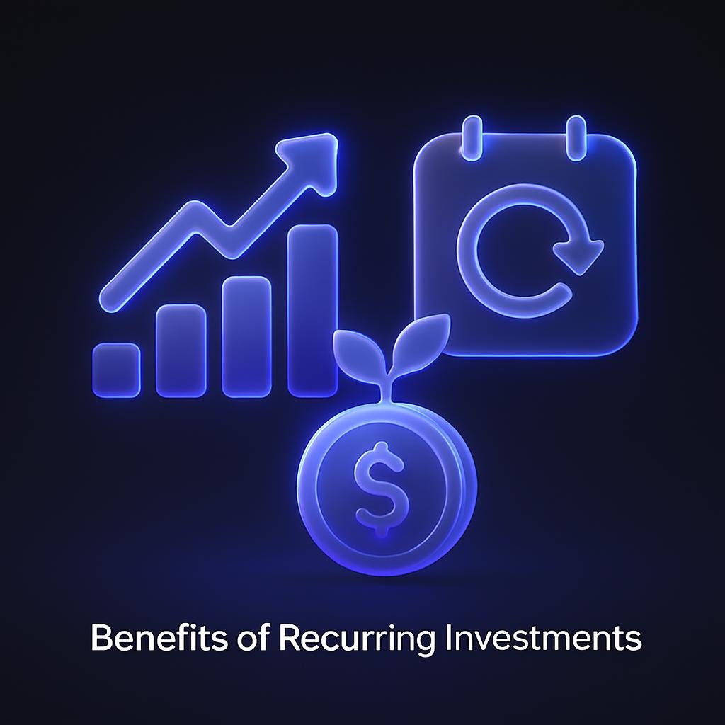 Infographic of benefits of recurring investments