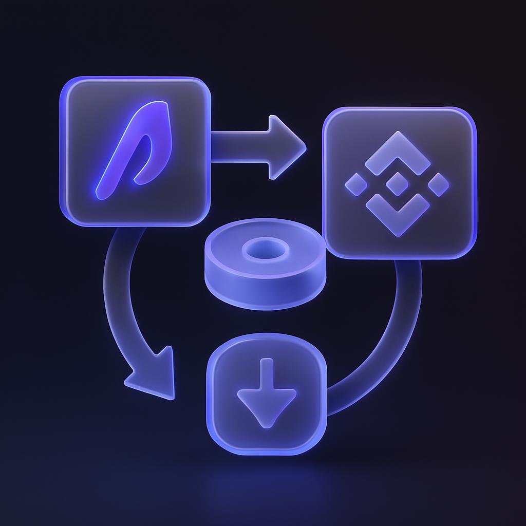 Visual representation of maker-taker fee model for Bitunix and Binance.